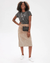 Clare V. Accessories Brass Box Chain Crossbody Strap in Brass
