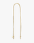 Clare V. Accessories Brass Box Chain Crossbody Strap in Brass