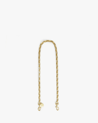 Clare V. Accessories Brass Box Chain Shoulder Strap in Brass