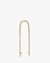 Clare V. Accessories Brass Box Chain Shoulder Strap in Brass