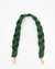 Clare V. Accessories Evergreen Braided Shoulder Strap - Italian Nappa in Evergreen