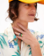 Clare V. Jewelry Enamel Stacking Ring in Poppy/Gold