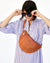 Clare V. Accessories Natural Grande Fanny in Natural Woven Checker
