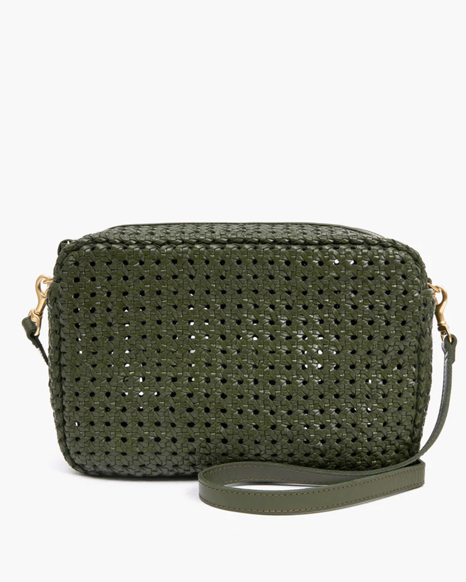 Clare V. Marisol Diagonal Woven Bag