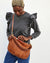 Clare V. Accessories Moyen Messanger in Natural Woven Checker