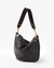 Clare V. Accessories Black Moyen Messenger - Velvet Leather - Black