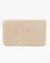 Clare V. Accessories Cream Rattan Foldover Clutch w/ Tabs in Cream