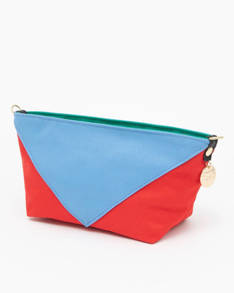 Clare V. Accessories Red Recycled Nylon Trop Pochette Avion in Red
