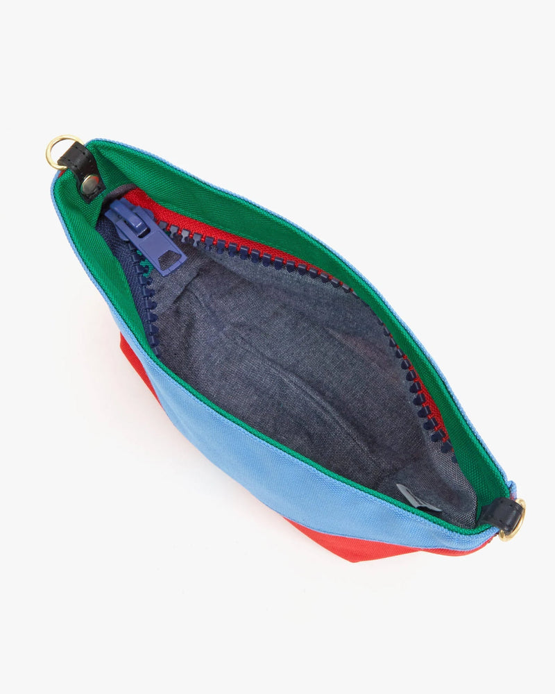 Clare V. Accessories Red Recycled Nylon Trop Pochette Avion in Red