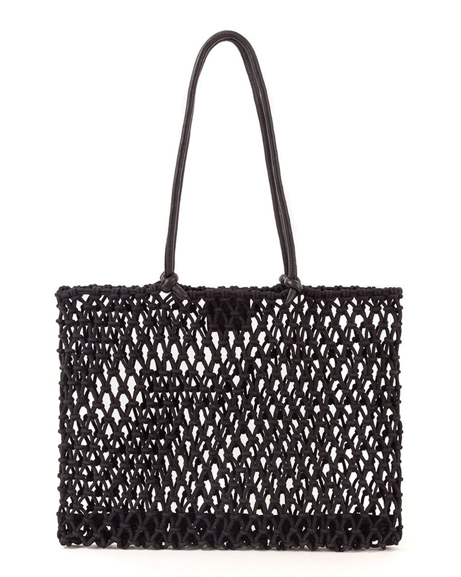 Sandy Woven Bag in Black