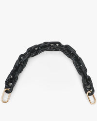 Clare V. Shortie Strap in Black Acrylic 