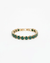 Clare V. Jewelry Stone Tennis Bracelet in Deep Sea/Vintage Gold