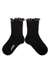 Collegien Accessories Ambre Merino Socks in Noir de Charbon