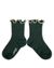 Collegien Accessories Ambre Merino Socks in Vert Foret