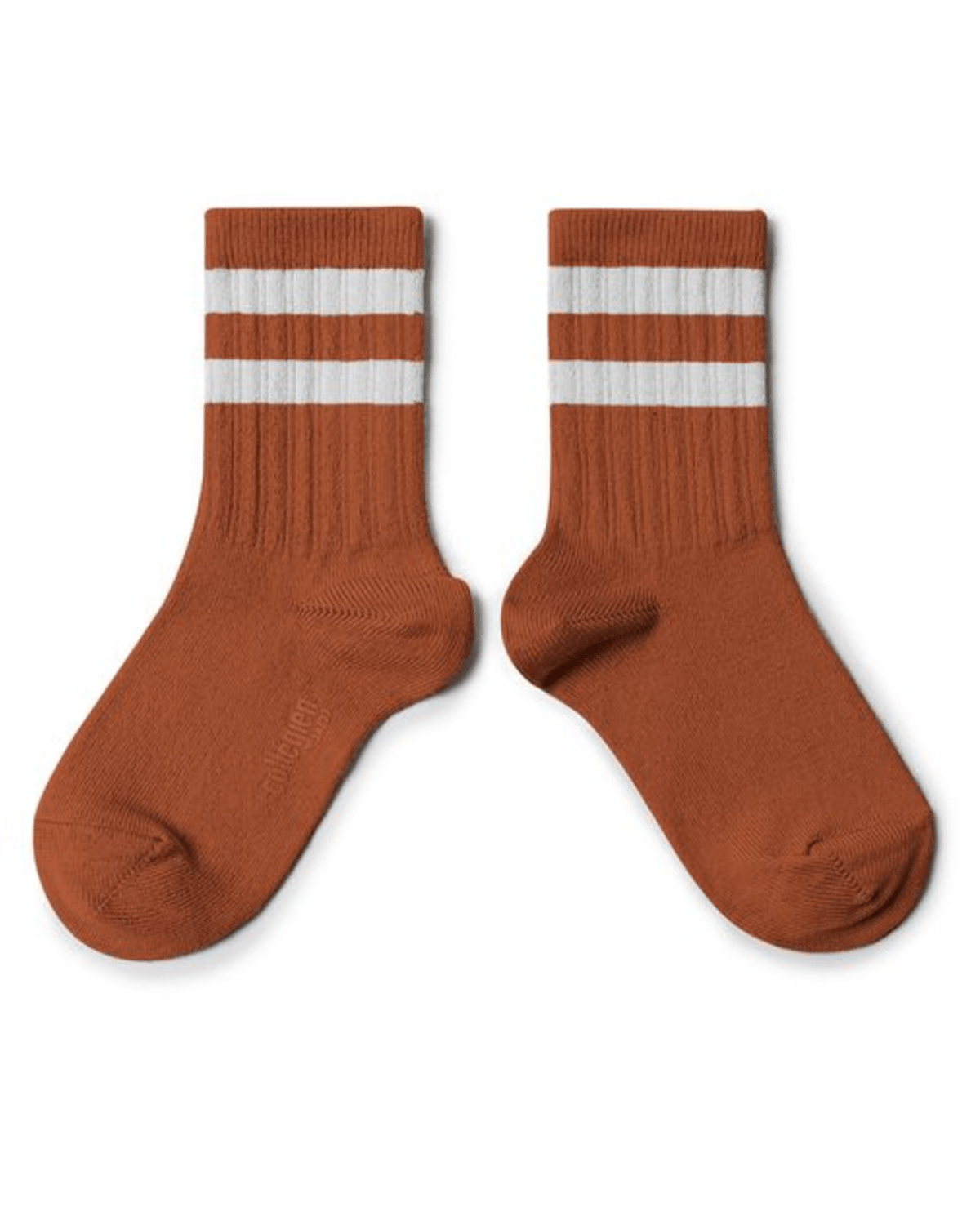 Collegien Accessories Nico Varsity Socks in Pain d'Epice