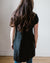 CP Shades Clothing Cap Sleeve Regina in Black HW Linen Twill