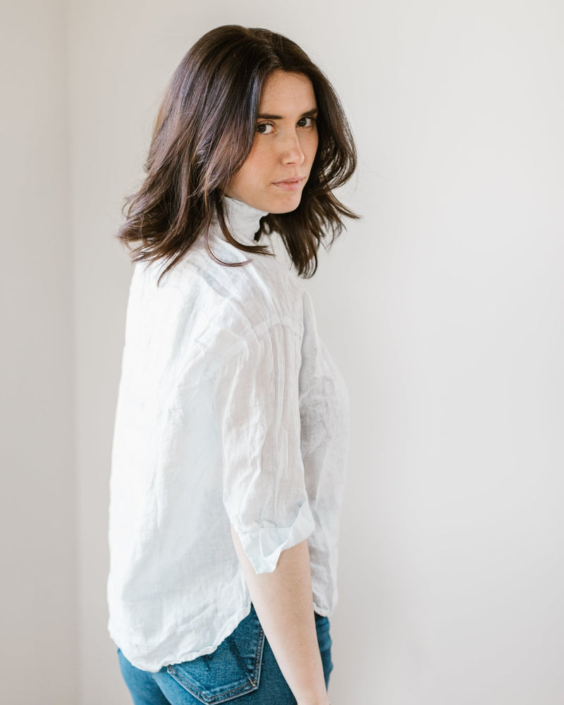 CP Shades Clothing Gigi Boxy Pull Over in Seafoam