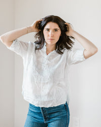 CP Shades Clothing Gigi Boxy Pull Over in Seafoam