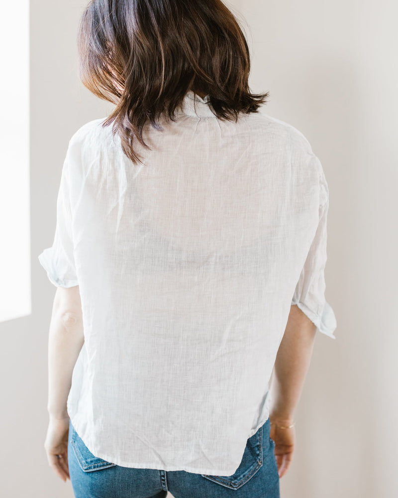 CP Shades Clothing Gigi Boxy Pull Over in Seafoam