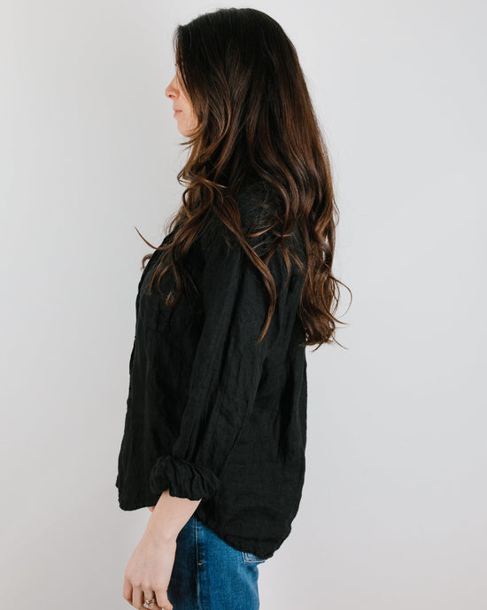 CP Shades Joss 1 Pocket in Black Linen Twill 