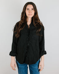 CP Shades Joss 1 Pocket in Black Linen Twill 