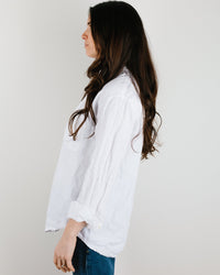 CP Shades Joss 1 Pocket in White Linen Twill 