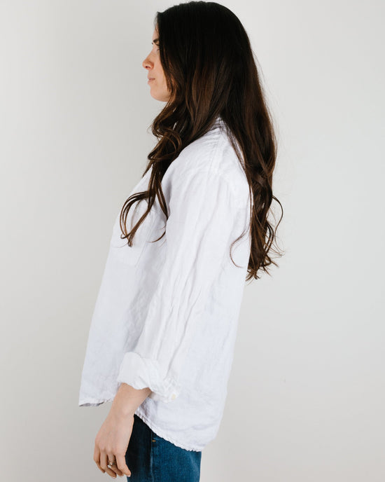 CP Shades Joss 1 Pocket in White Linen Twill 