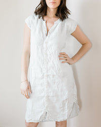 CP Shades Clothing Lucy Dress w/o Pkts in Seafoam HW Linen Twill