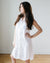 CP Shades Clothing Mara Slvlss Shirtdress in White HW Linen Twill