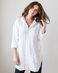 CP Shades Marella HW Linen Twill in White 