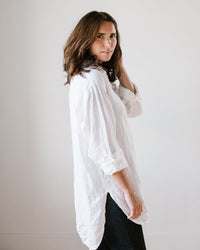 CP Shades Marella HW Linen Twill in White 