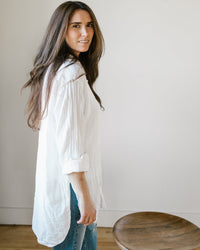 CP Shades Clothing Marella Tunic - Double Cttn Gauze in White