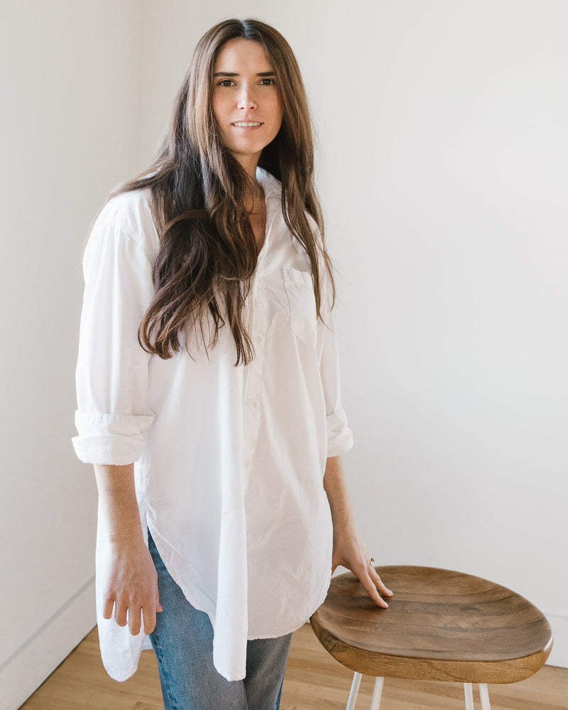 CP Shades Clothing Marella Tunic - Micro Cord in White