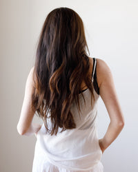 CP Shades Clothing Milla Tank in White Cotton Silk