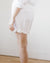 CP Shades Clothing Piper Shorts in White HW Linen Twill