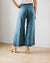 CP Shades Clothing Polly Wide Leg Pant - HW Bleach Indigo Twill