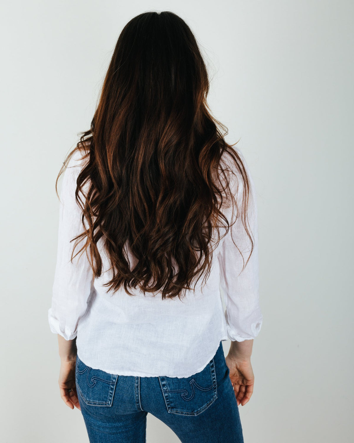 CP Shades Clothing Romy Blouse in White Linen