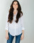 CP Shades Clothing Romy Blouse in White Linen