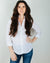 CP Shades Clothing Romy Blouse in White Linen