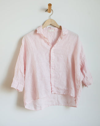 CP Shades Clothing Rooney Blouse in Pink Chambray