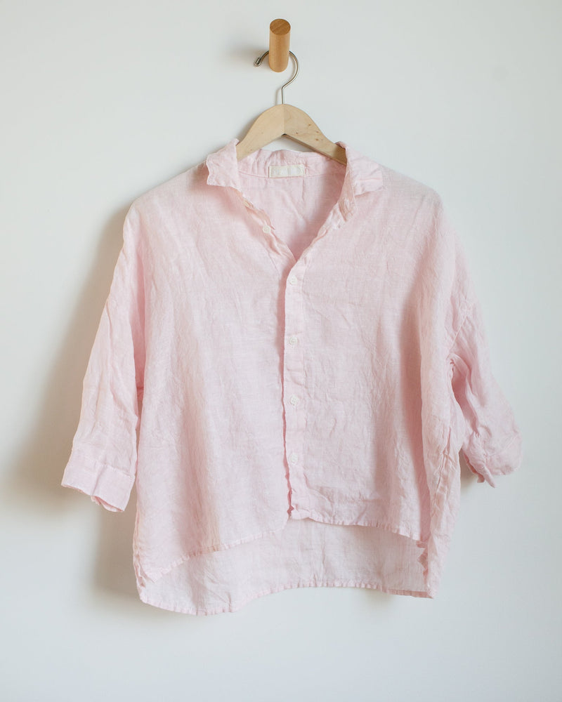 CP Shades Clothing Rooney Blouse in Pink Chambray