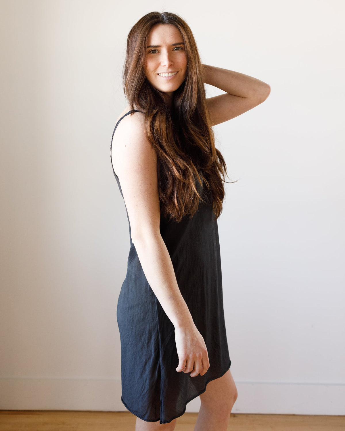CP Shades Lingerie Short Faye Slip in Black