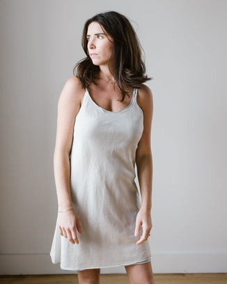 CP Shades Clothing Short Faye Slip in Oatmeal