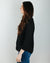 CP Shades Clothing Sloane Blouse in Black Heavy Weight Linen
