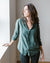 CP Shades Clothing Sloane Blouse in Millstone Cotton Silk