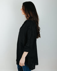 CP Shades Clothing Teton in Black Linen