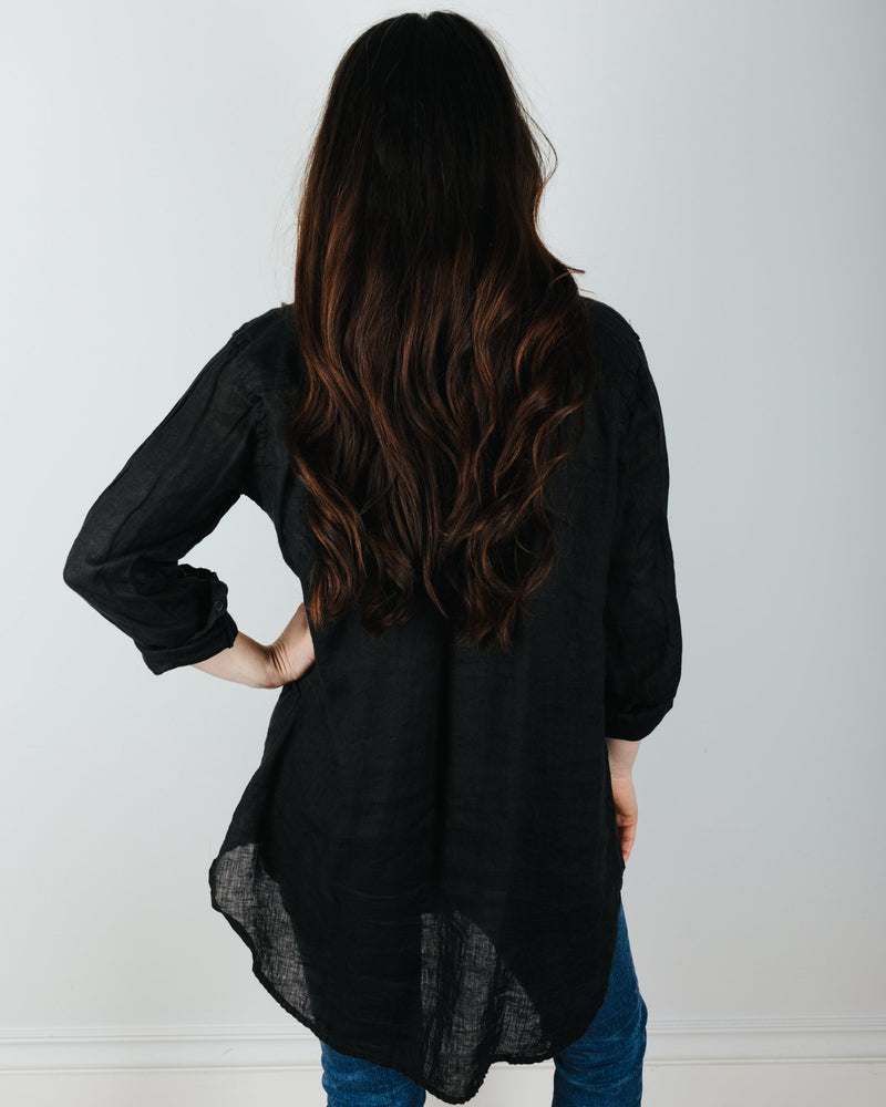 CP Shades Clothing Teton in Black Linen
