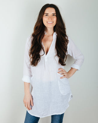 CP Shades Clothing Teton in White Linen