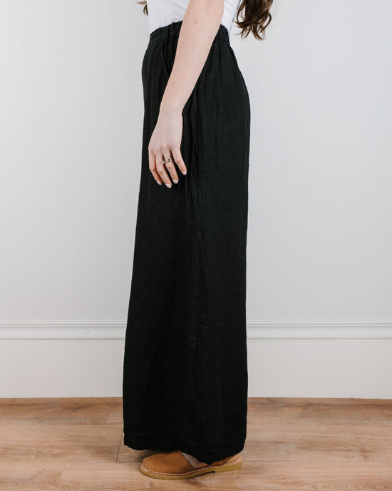CP Shades Wendy Pant in Black Heavy Weight Linen 