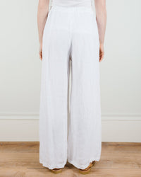 CP Shades Wendy Pant in White Heavy Weight Linen 